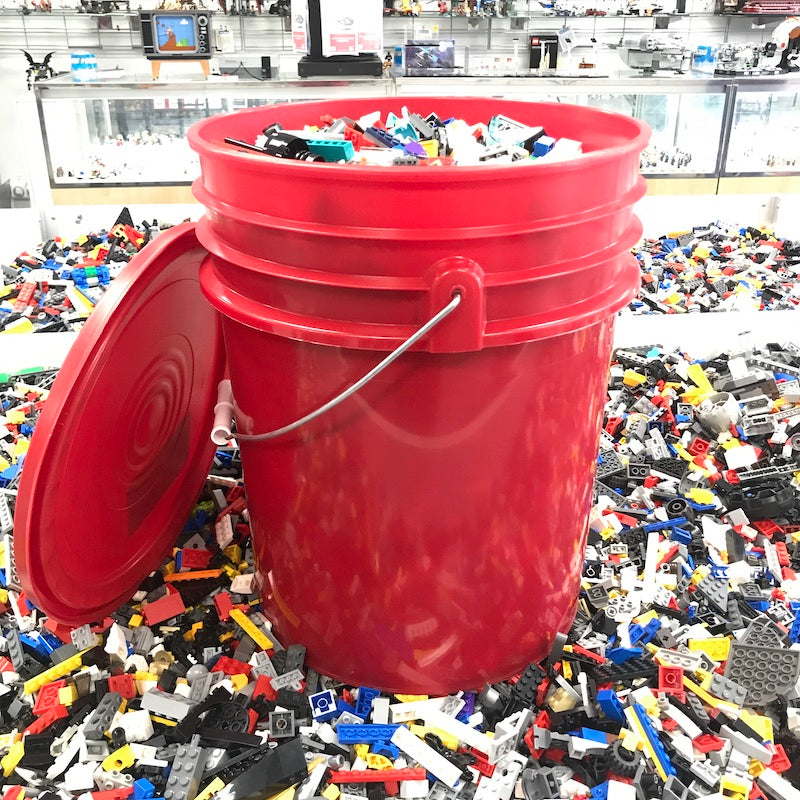 Bucket Of Legos Lego® 95343, 6057487 Utensil, Bucket 1x1x1 Light