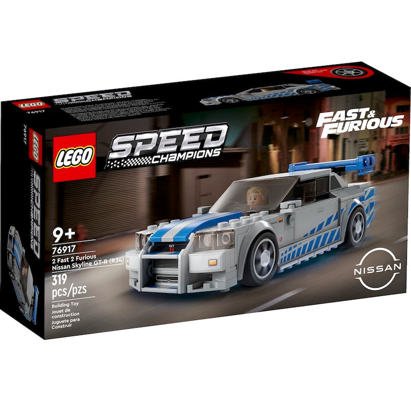 NISSAN SKYLINE GT-R V-SPEC II 10台セット 76917 2 Fast 2 Furious Nissan Skyline GT-R (R34)