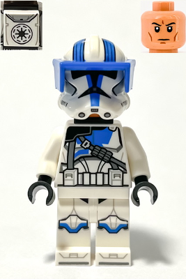 Lego 501st Phase Helmet SW1247 Clone Heavy Trooper, 501st