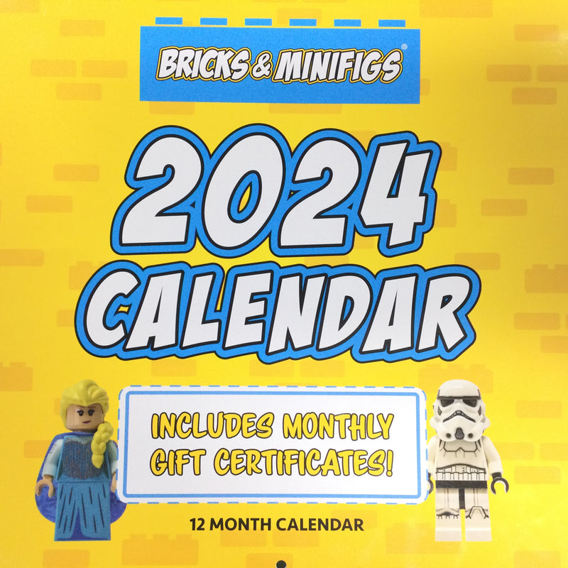 Bricks & Minifigs® 2024 coupon calendar