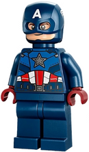 SH0852 Captain America - Dark Blue Suit, Dark Red Hands, Helmet