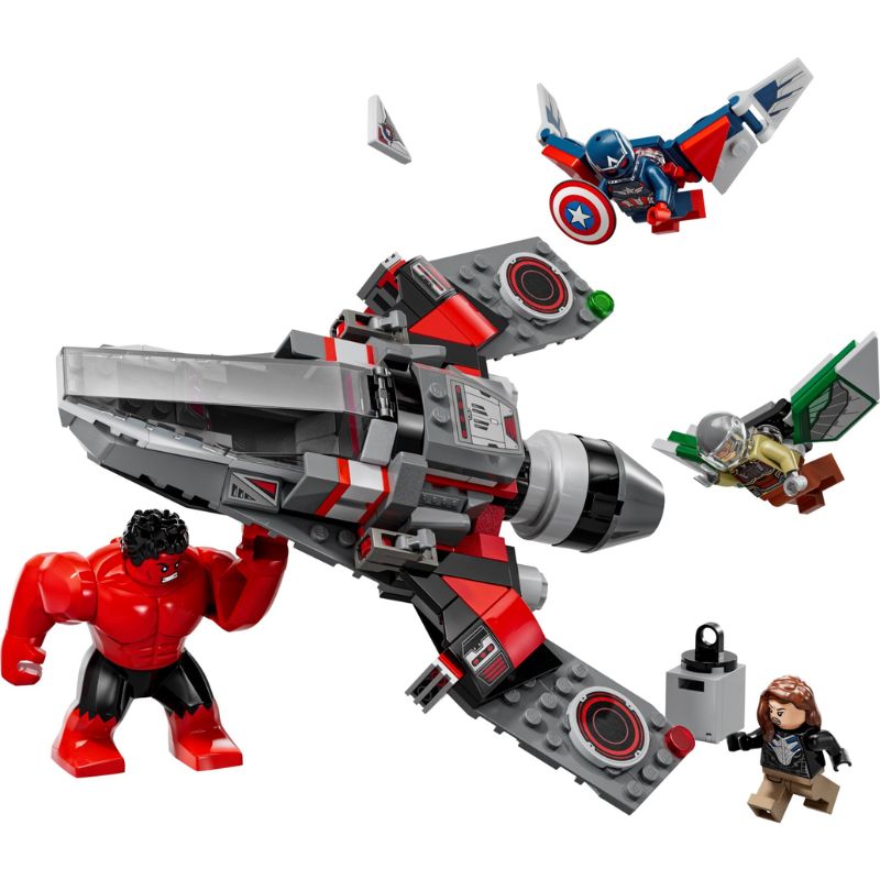 76292 Captain America vs. Red Hulk Battle