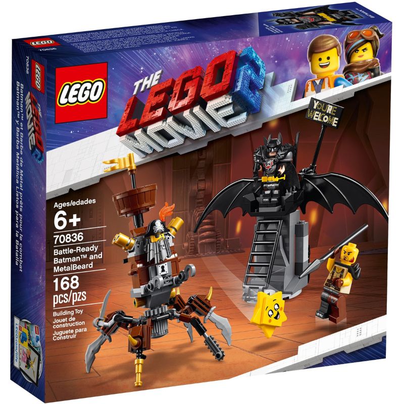 70836 Battle-Ready Batman and MetalBeard (Certified Complete)