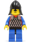 Cas153, Scale Mail - Red with Blue Arms, Blue Legs with Black Hips, Black Neck-Protector