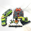 60124 Volcano Exploration Base (Pre-Owned Set) (Missing Mini-dump truck)