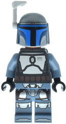 SW1433 - Jango Fett - Nougat Head, Plain Arms, Helmet with Black Detail Lines on Right Side