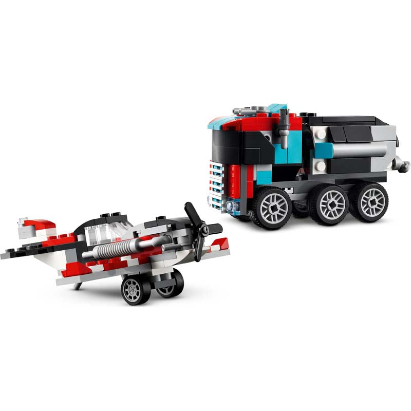 31146 Flatbed Truck with Helicopter