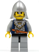 CAS360 - Fantasy Era - Crown Knight Scale Mail with Crown, Helmet with Neck Protector, Black Messy Hair and Stubble