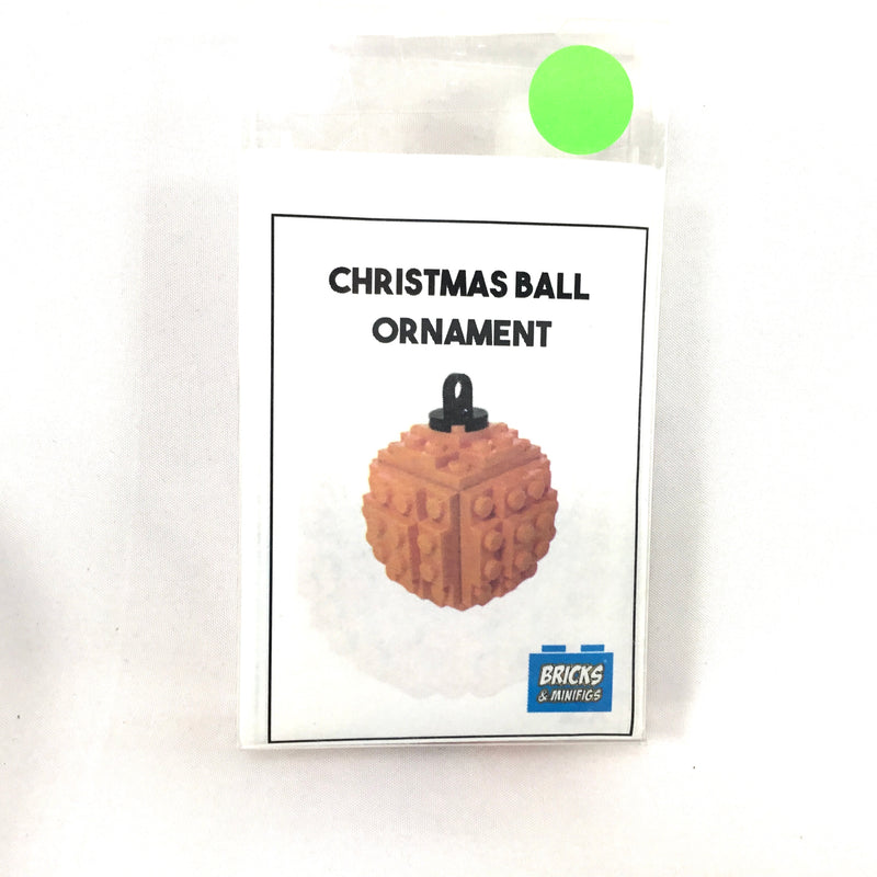 Christmas Ball Ornament - Orange