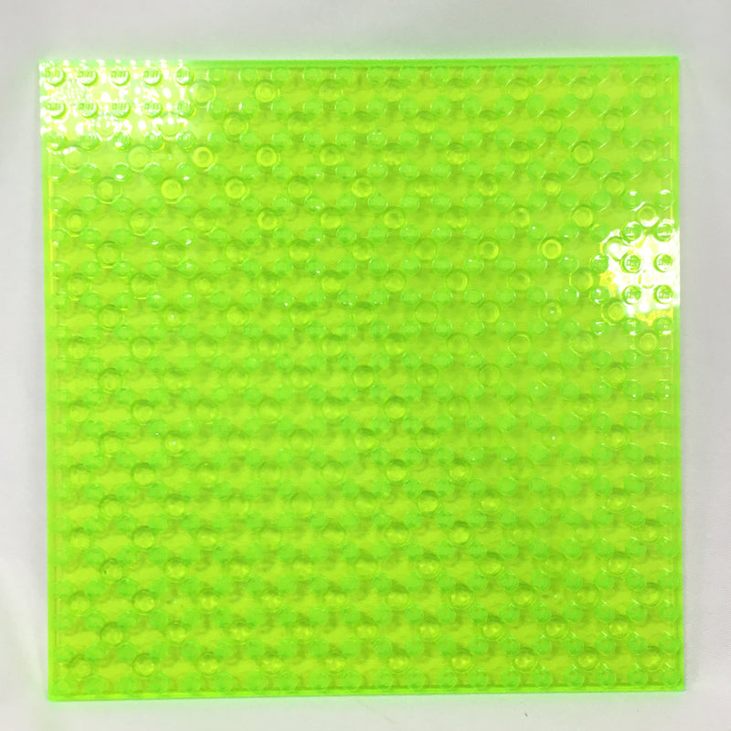 SB Small 6 x 6 Plate (Stackable) - Trans-Green