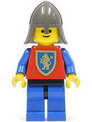 CAS115: Crusader Lion - Blue Legs with Black Hips, Dark Gray Neck-Protector