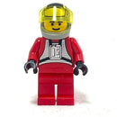 SW0032: Rebel Pilot B-wing (Yellow Head, Light Gray Helmet, Trans-Yellow Visor)