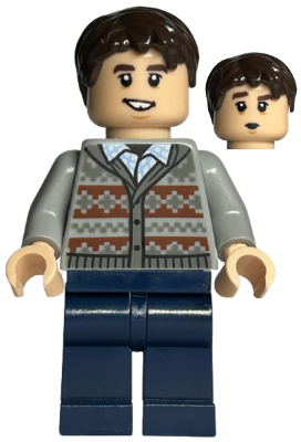 HP370: Neville Longbottom - Fair Isle Sweater, Dark Blue Legs