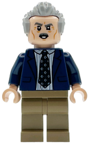 SH1100 J. Jonah Jameson - Dark Blue Suit, Light Bluish Gray Hair