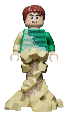 SH0685 Sandman - Green Outfit, Tan Sand Form with Swirling Base