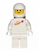 SP006NEW2 Classic Space - White with Air Tanks and Motorcycle (Standard) Helmet, Logo High on Torso (Second Reissue)