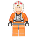 SW0090A Luke Skywalker - Pilot Suit, Simple Torso and Helmet, Light Nougat Head, White Glints (2010)