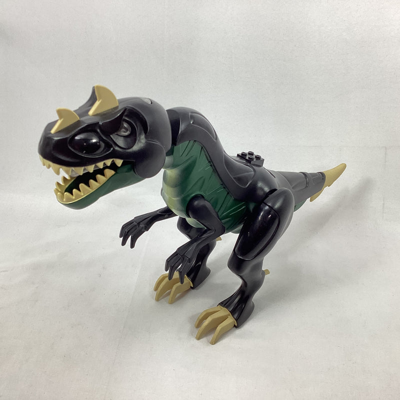 trex01 Dinosaur Mutant Tyrannosaurus Rex with Light-Up Eyes (Dark Green Underbelly)