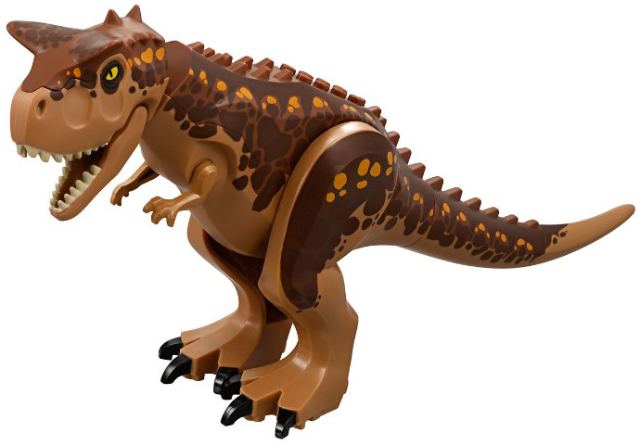 Carn01 Medium Nougat Dinosaur Carnotaurus with Spots