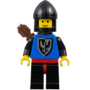 CAS005 Black Falcon - Black Legs with Red Hips, Black Chin-Guard, Quiver
