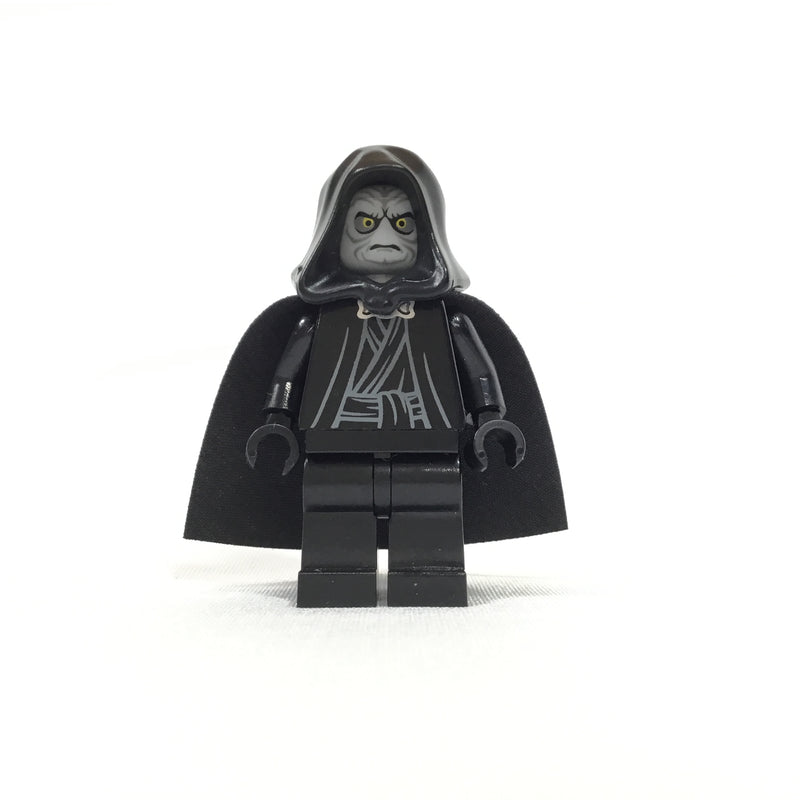 SW0210 - Emperor Palpatine - Light Bluish Gray Head, Black Hands