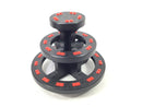 GF - Black Display Round 3-Tier(Red)