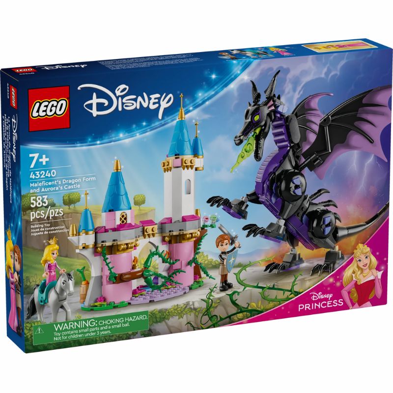 43240 Maleficent's Dragon Form and Aurora's Castle