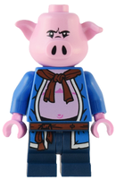 MK109: Pigsy - Blue Open Robe, Dark Blue Medium Legs