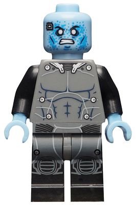 SH0141 Electro, Dark Bluish Gray and Black Suit