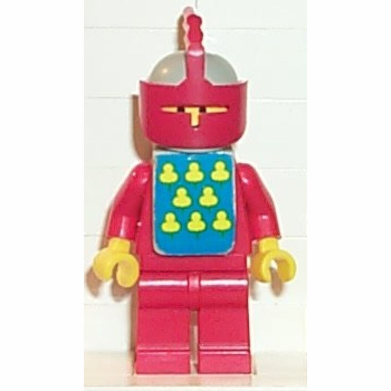 CAS087S Classic - Red Cavalry - with Vest Stickers Yellow Castle Knight