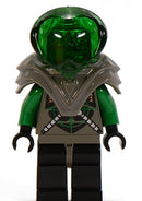 SP030 Insectoids Zotaxian Alien - Male, Gray and Green with Green Circuits and Silver Hoses, with Dark Gray Armor (Danny Longlegs / Corporal Steel)