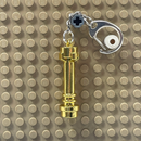 Gold Bricksaber Keychain