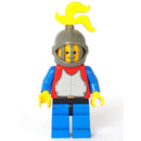 CAS191 Black Knights, Breastplate - Red with Blue Arms, Blue Legs with Black Hips, Dark Gray Grille Helmet, Yellow Plume