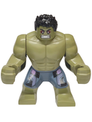 SH1104: Hulk - Giant, Sand Blue Pants with Lavender Panels, Raging with Clenched Teeth