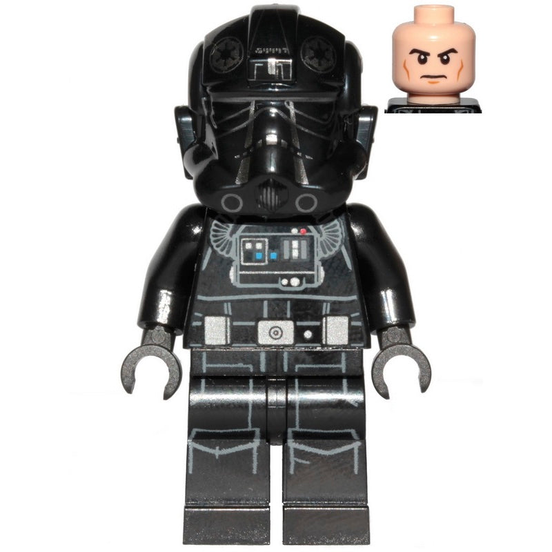 SW1138 Imperial TIE Fighter Pilot - Light Nougat Head, Frown