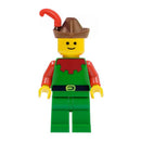 CAS139 Forestman - Red, Brown Hat, Red Feather