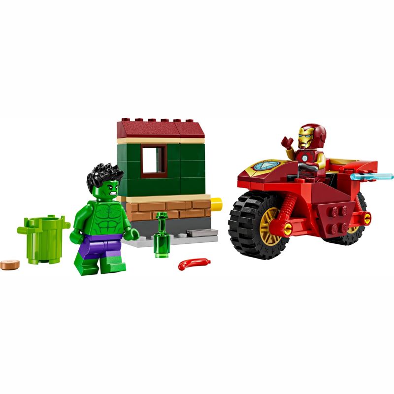 76287 Iron Man with Bike and The Hulk - Main Image