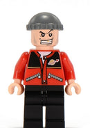 SPD018: Jewel Thief 1, Red Torso w/ Space Logo, Black Legs