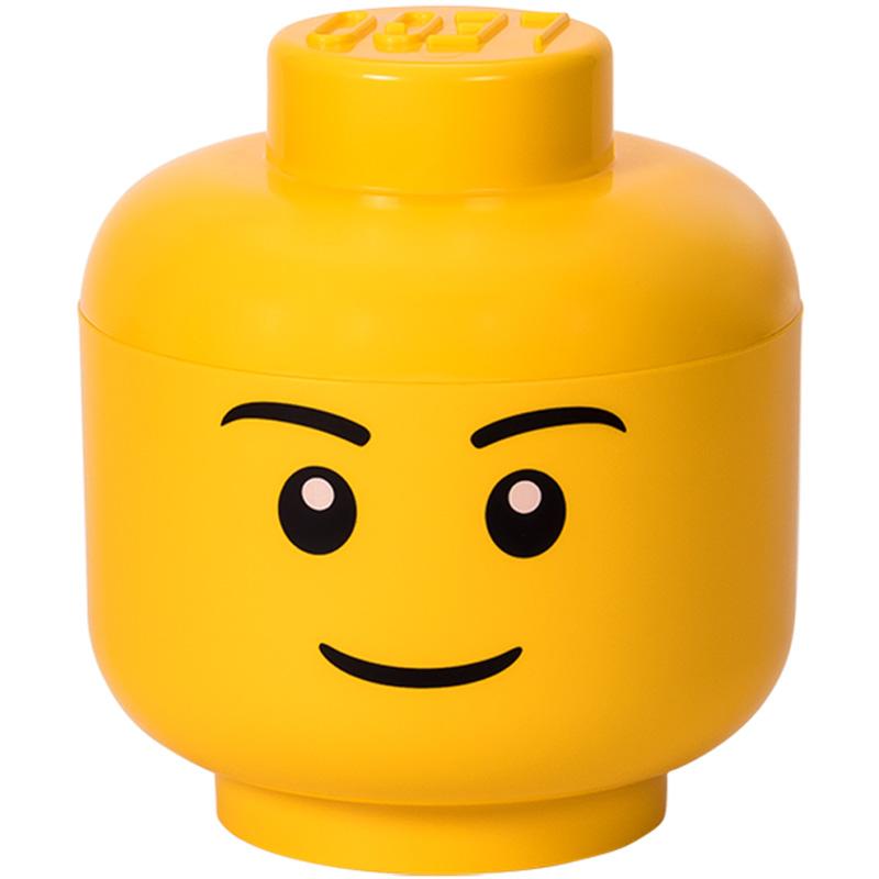 LEGO Storage Head Large - BOY, Open Smile.