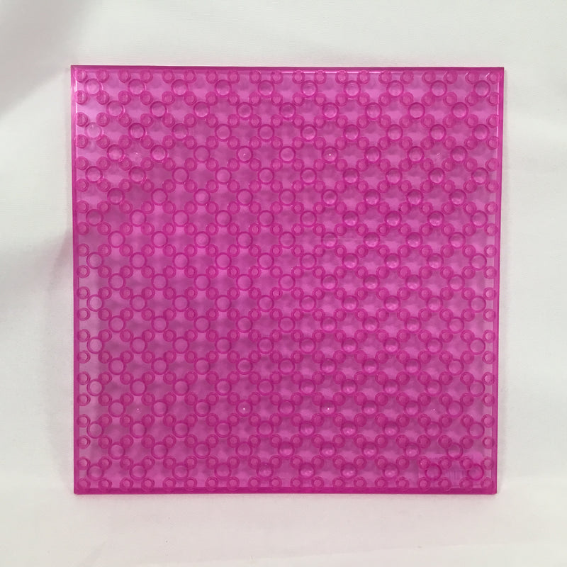 SB Small 6 x 6 Plate (Stackable) - Trans-Pink