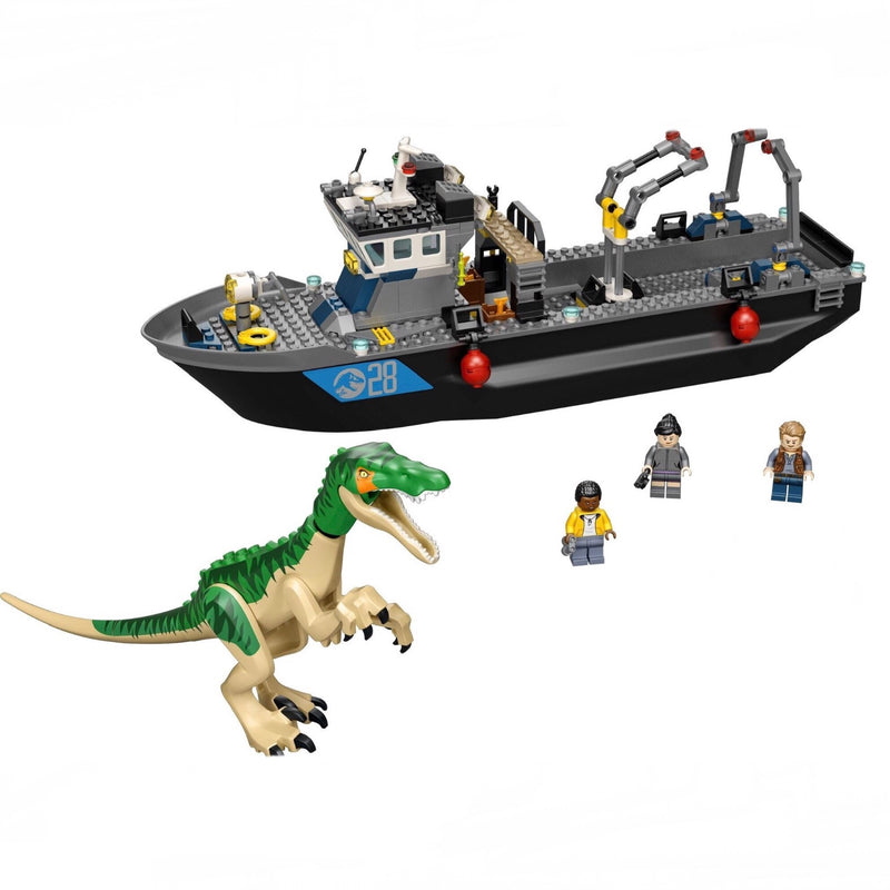 76942 Baryonyx Dinosaur Boat Escape (missing ACU guard and Life Boat) (Pre-Owned)