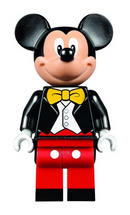 DIS019 Mickey Mouse - Black Tuxedo Jacket, Yellow Bow Tie