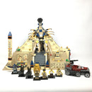 7327 Scorpion Pyramid (cracked torso on one Anubis Guard, and scuffed face on Amset- Ra)