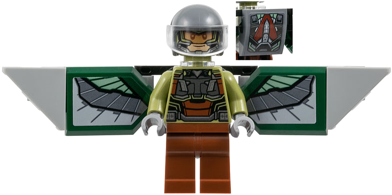 SH1000 Falcon (Joaquín Torres) - Backpack and Wings with Stickers