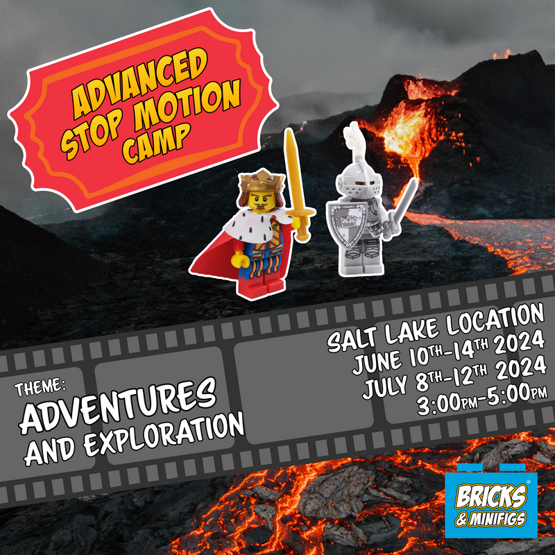 Advanced Stop Motion Camp: Summer 2024 - Adventures and Exploration (July 8-12 2024, 3:00 - 5:00 pm, Salt Lake)