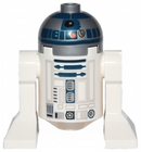 SW0527 Astromech Droid, R2-D2, Flat Silver Head, Red Dots and Small Receptor