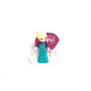 DP134: Elsa, Coronation Elsa - Dark Turquoise Dress, Black Sleeves and Magenta Cape (No Crown)