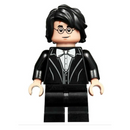 HP184 Harry Potter, Black Suit, White Bow Tie