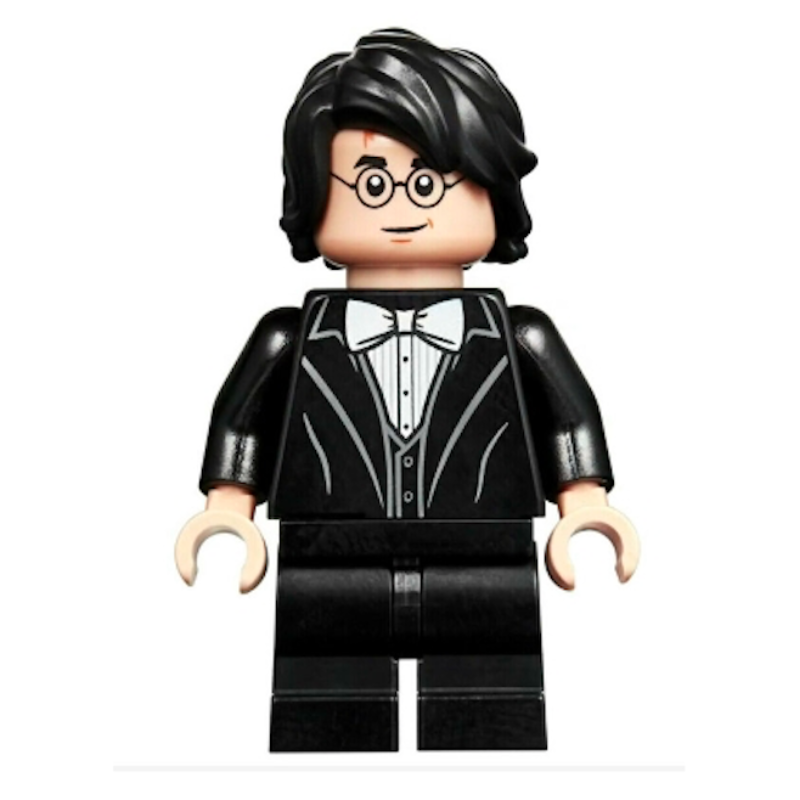 HP184 Harry Potter, Black Suit, White Bow Tie