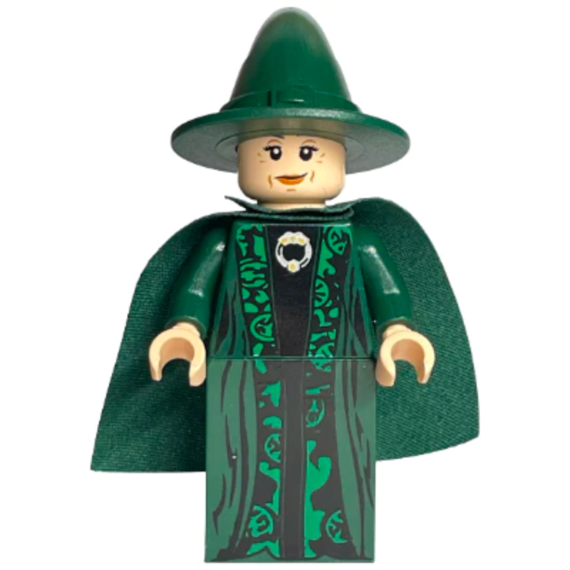 HP093 Professor Minerva McGonagall, Dark Green Robe and Cape